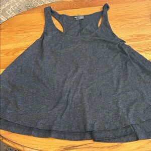 Gray Sleeveless Women's Top size large